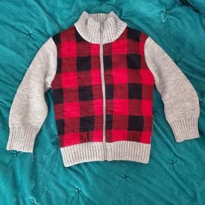 Boys Buffalo Plaid Sweater